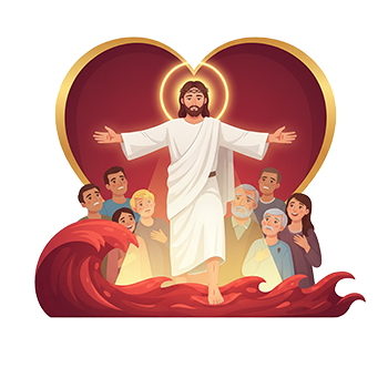 Two hearts intertwined